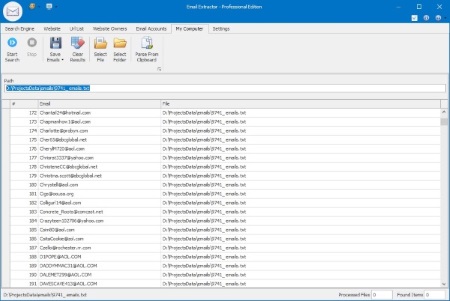 Extract Email Addresses From Files And Folders